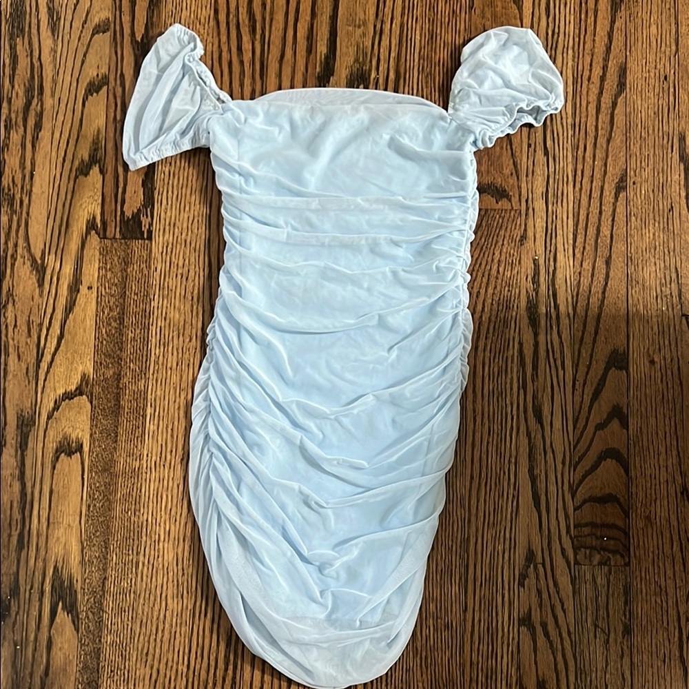 Princess Polly Sky Blue Mesh 👗